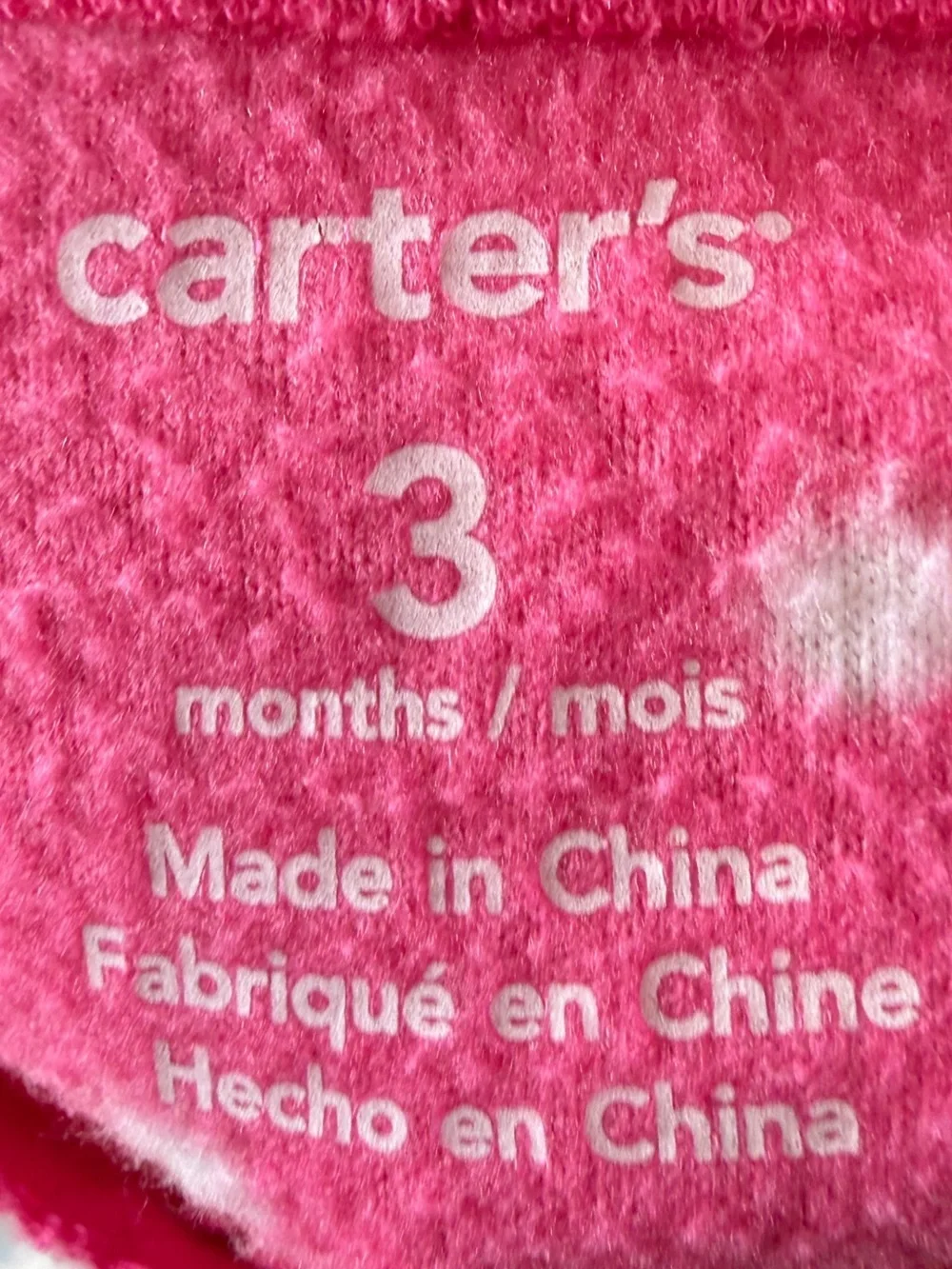 Carter’s Pink Polka Dot Puppy Footed Sleeper